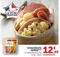 Super U Choucroute garnie offre