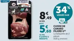 U Express U - cuisse de canard filiere offre