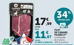 U Express U - filet de canard filiere offre