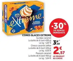 U Express Nestlé - cones glaces extreme offre
