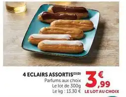 U Express Eclairs assortis offre