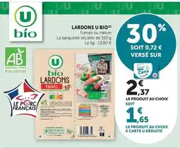 U Express U bio - lardons offre