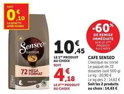 U Express Senseo - café offre