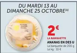 U Express U - ananas en des offre