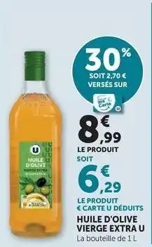 U Express U - huile d'olive vierge extra offre