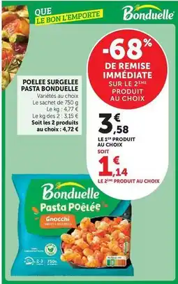 U Express Bonduelle - gnocchi pasta offre