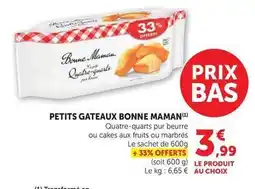 U Express Bonne maman - petits gateaux offre