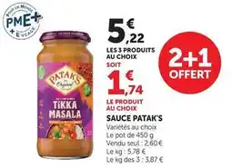 U Express Patak's - sauce offre