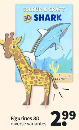 Wibra COLOUR & CRAFT 3D SHARK offre