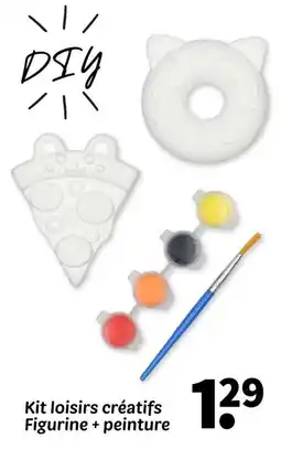 Wibra Kit loisirs créatifs Figurine + peinture offre