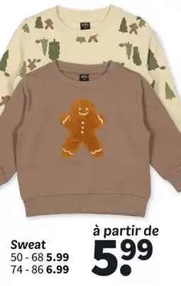 Wibra MINI Sweat offre