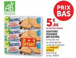 Hyper U Bjorg - gouters fourres bio offre