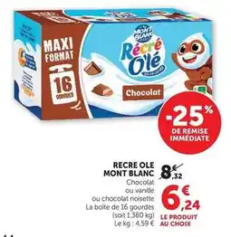Hyper U Mont blanc - recre ole offre