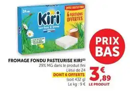 Hyper U Kiri - fromage fondu pasteurise offre