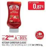 Match Carrefour - ketchup offre