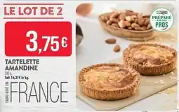Match Tartelette amandine offre