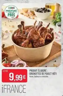 Match Produit élaboré: grignottes de poulet rôti offre