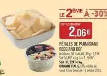 Match Dop - pétales de parmigiano reggiano dop offre