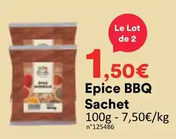 Hmarket Epice BBQ offre