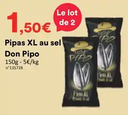 Hmarket Don Pipo Pipas XL au sel offre