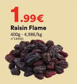 Hmarket Raisin Flame offre