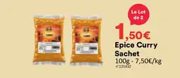 Hmarket Epice Curry Sachet offre