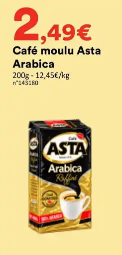 Hmarket ASTA Café moulu Arabica offre