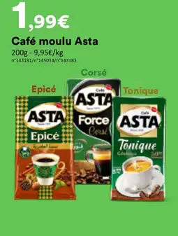 Hmarket ASTA Café moulu offre