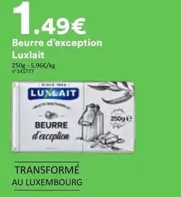 Hmarket Luxlait Beurre d'exception offre