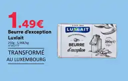 Hmarket Luxlait Beurre d'exception offre