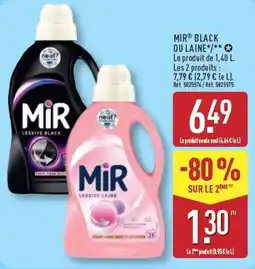 ALDI MiR Lessive Black / MiR Lessive Laine offre