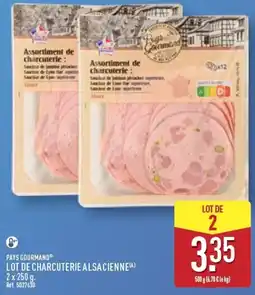 ALDI PAYS GOURMAND Assortiment de charcuterie offre