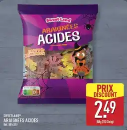ALDI Sweet-Land Araignées Acides offre
