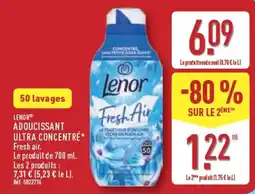 ALDI Lenor Adoucissant Ultra Concentré offre