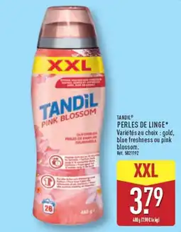 ALDI TANDIL PERLES DE LINGE offre