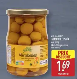 ALDI ALL SEASONS Mirabelles offre