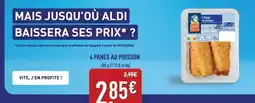 ALDI Golden Seafood Panés au poisson offre
