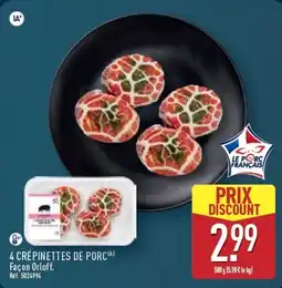 ALDI Le Porc Français Crêpinettes de Porc offre