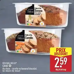 ALDI Véritable Délice Cake offre