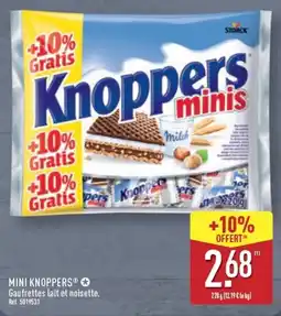 ALDI Knoppers minis offre