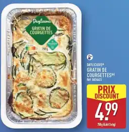 ALDI DAYLICIOUS GRATIN DE COURGETTES offre