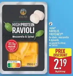 ALDI CUCINA RAVIOLI offre
