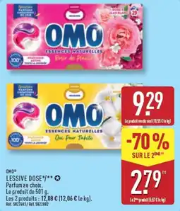 ALDI OMO LESSIVE DOSE offre