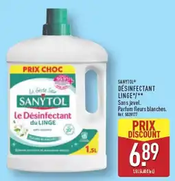 ALDI SANYTOL DÉSINFECTANT LINGE offre