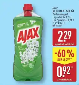 ALDI AJAX NETTOYANT SOL offre