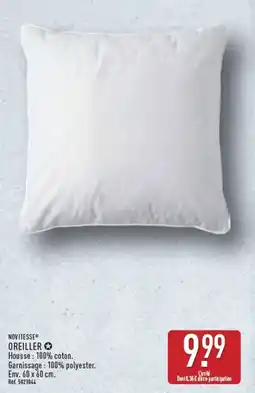 ALDI NOVITESSE OREILLER offre