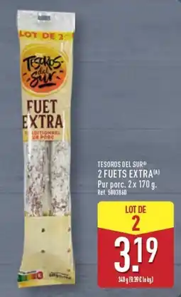 ALDI TESOROS DEL SUR FUET EXTRA offre