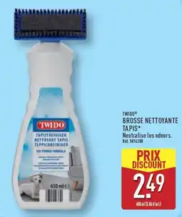 ALDI TWIDO BROSSE NETTOYANTE TAPIS offre