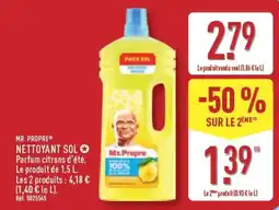 ALDI Mr. Propre NETTOYANT SOL offre