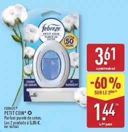 ALDI Febreze Petit Coin offre